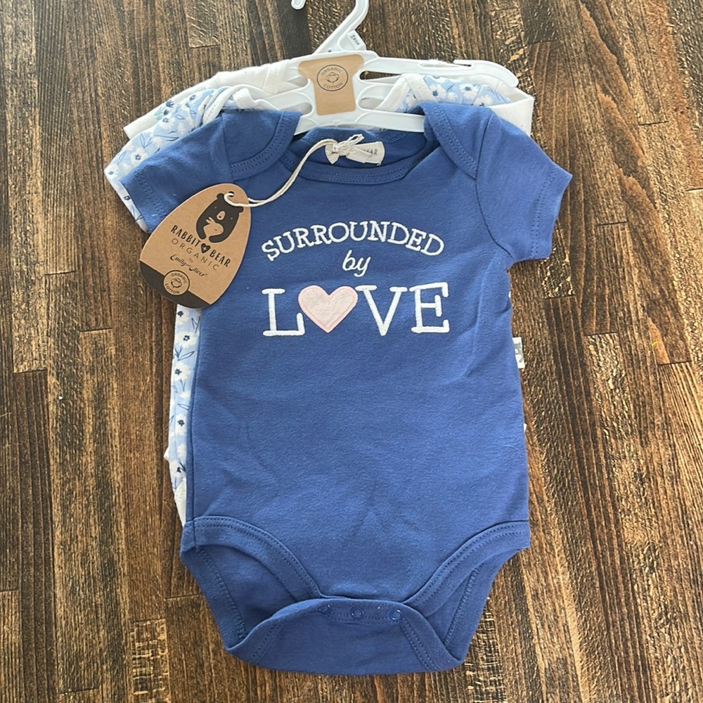 Organic Cotton Onesie 3 pack